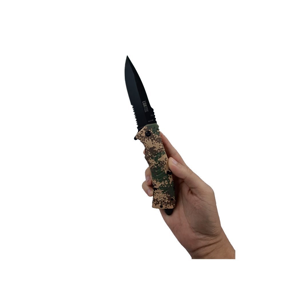 Canivete Tático Luatek Camuflado Digitalizado Aço 420 - SLK-160 SLK160 - 5