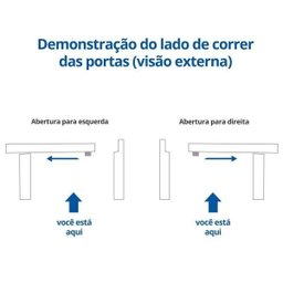 Porta de Correr Aço Belfort Sasazaki Quadriculada 2 Folhas 217 x 160 x 12cm - 2
