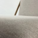 Ver imagem 7 de Banqueta Alta Moderna Estilo Industrial na Cor Preta com Tecido Linho Bege