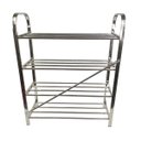 Ver imagem 4 de Sapateira Prateleira Inox 4 Andares 12 Pares Organizador Calçado Sapato Tenis Corredor Hall de Entra