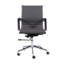 Ver imagem 4 de Cadeira de Escritorio Eames Esteirinha Baixa - Pu Cinza