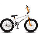 Ver imagem 1 de Bicicleta Aro 20 Bmx Pro-x Infantil Série 1 Aro Aero Freio V-brake - Branco+laranja