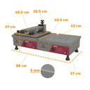 Ver imagem 2 de Prensa Chapa Conjugada Profissional Elétrica Alumínio Lanche Pra-45ec 220v P43290 - Progás