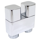 Ver imagem 3 de Registro Duplo Máquina Lavar Ducha Higiênica Metal Cromado