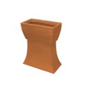 Ver imagem 7 de Vaso Planta 50x25 Jardineira Floreira Suporte Polietileno BGPLASTICOS V550S FERRUGEM 017