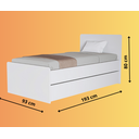 Ver imagem 2 de Bicama Solteiro – Prática Segura e com 2 Colchões D20 Macios