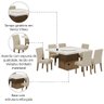 Conjunto De Mesa Com Tampo Giratório Amesterdã 1,36m 6 Cadeiras Creta Cedro/Off White/Areia Dobuê - 5