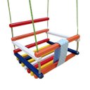 Ver imagem 1 de Balanço Gangorra Infantil Madeira 35x35 Colorido até 80kg