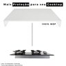 Tampa de Proteção Fogão Cooktop 4 Bocas em Mdf Branco - 2