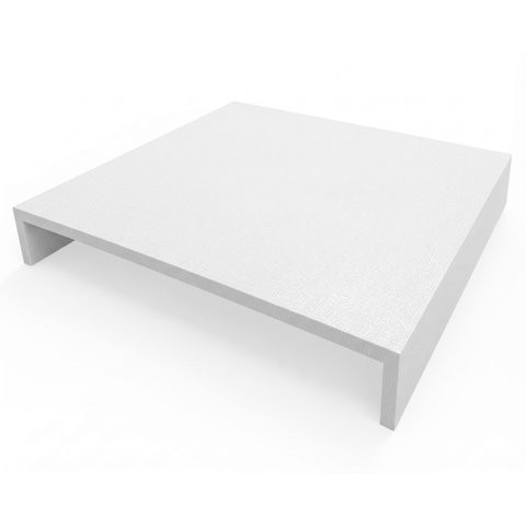 Tampa de Proteção Fogão Cooktop 4 Bocas em MDF Branco
