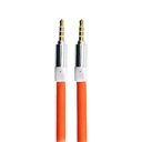 Ver imagem 1 de Cabo de Áudio Estéreo Flat P2 para P2 com 10 Metros Laranja