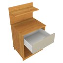 Ver imagem 3 de Mesa de Cabeceira Ma Cor Cinamomo / Off White