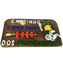 Placa de Time Cantinho do Churrasco Dos Palmeirenses - 1