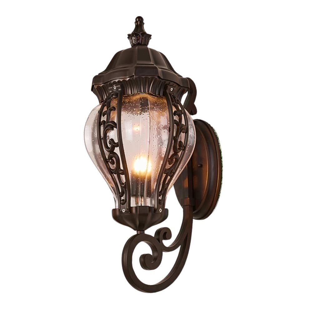 Arandela Colonial Amelia Bronze 1e27 Ip33 Galaxy Led