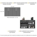 Ver imagem 4 de Aparador Buffet 4 portas Viena Multimóveis