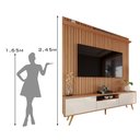 Ver mais imagens de Rack com Painel Sevilla Efeito Ripado 3d para Tv até 70 Polegadas 183cm