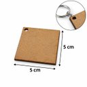 Ver imagem 2 de Kit Quadrado com 1 Furo 100 Unidades 5 cm