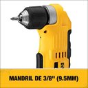 Ver imagem 2 de Furadeira Parafusadeira Vertical 3/8 20v Dcd740b Dewalt