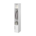 Ver imagem 4 de Guarda-roupa de 1 Porta com Sapateira 1233 Direito Branco