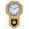 Relógio de Parede Pêndulo Eletrônico Musical Gravatinha 5304 Natural - 1