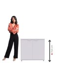 Ver imagem 6 de Armário Baixo para Escritório com 2 Portas Branco