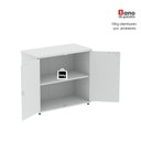 Ver mais imagens de Armário Baixo para Escritório com 2 Portas Branco