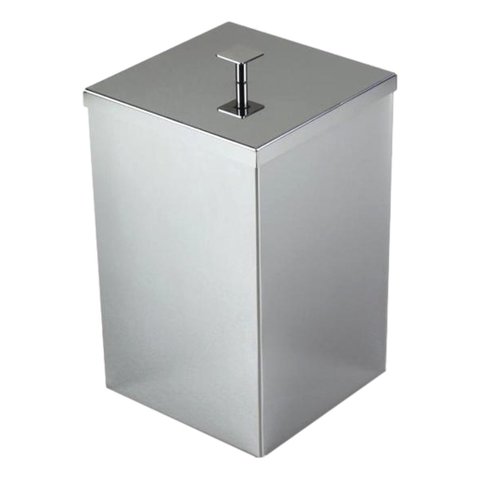 Lixeira Quadrada Aço Inox 430 7,8L