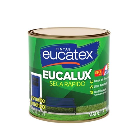 Tinta Esmalte Cor Amarelo Brilhante 225ml - Eucatex