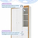 Ver imagem 6 de Quarto de Bebê com Guarda Roupa 3 Portas e Cômoda 100% MDF Encanto