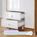 Ver imagem 5 de Quarto de Bebê com Guarda Roupa 3 Portas e Cômoda 100% MDF Encanto