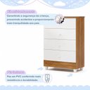 Ver mais imagens de Quarto de Bebê com Guarda Roupa 3 Portas e Cômoda 100% MDF Encanto