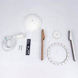Pendente Luminária Koni Madeira Mdf Desmontada 3 Unidades:branco - 7