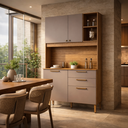 Ver imagem 1 de Armário para Cozinha 120cm Lume Compacto Robusto Pequeno para Apartamento 4 Portas com 2 Gavetas:con
