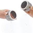 Ver imagem 3 de Porta Temperos Magnético Inox 3 Potes - Tudo em Caixa