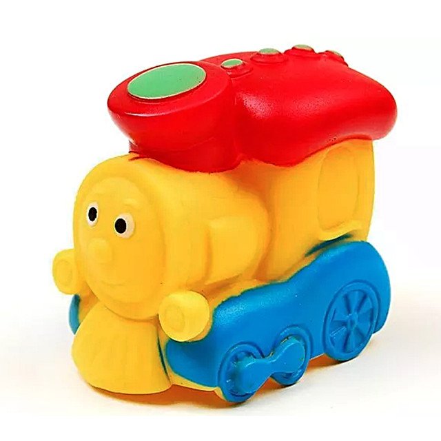 Brinquedo De Vinil Para Bebê A Partir De 3 Meses - Trem -Trenzinho - 4