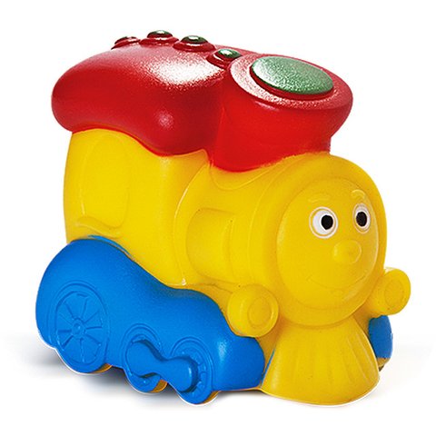 Brinquedo De Vinil Para Bebê A Partir De 3 Meses - Trem -Trenzinho