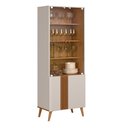 Ver imagem 4 de Conjunto Sala de Jantar Capri - Buffet 3 Portas + Cristaleira 2 Portas de Vidro - Colibri Móveis