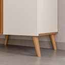 Ver imagem 6 de Conjunto Sala de Jantar Capri - Buffet 3 Portas + Cristaleira 2 Portas de Vidro - Colibri Móveis