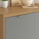 Ver imagem 7 de Balcão com Tampo 3 Portas 2 Gavetas 120cm MDF Verde/Freijó/Moss