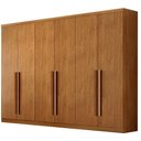 Ver imagem 1 de Guarda Roupa Casal Bristol 6 Portas 6 Gavetas Cinamomo - Novo Horizonte