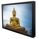 Ver imagem 2 de Quadro Decorativo Caixa Buda Meditativo Tacolado Moldura Caixa 3cm Freijó sem Vidro 30 X 40cm