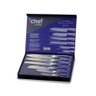 Conjunto de Facas Ichef Polishop - Shark Series - Professional Cut - Inox | Inox Ichef - 12