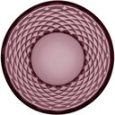 Ver imagem 2 de Copo Água 10x8x8cm 270ml Vidro Rosa 6pç