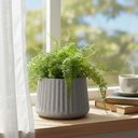 Ver imagem 5 de Kit 2 Vasos de Flor Decorativos Tramontina Lótus 600ml Pedra Pequenos Acabamento Granito