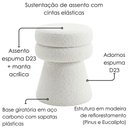 Ver imagem 5 de Puff Organico Cave 48x42 cm Base Giratoria Boucle Tce 1010 Moll