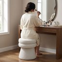 Ver imagem 7 de Puff Organico Cave 48x42 cm Base Giratoria Boucle Tce 1010 Moll