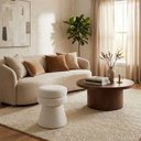 Ver mais imagens de Puff Organico Cave 48x42 cm Base Giratoria Boucle Tce 1010 Moll
