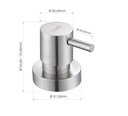 Ver imagem 3 de Acabamento de Registro Inox 1.1/2 e 1.1/4 Doan Noxac02 Padrão Deca