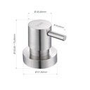 Ver imagem 3 de Acabamento de Registro Inox 1.1/2 e 1.1/4 Doan Noxac02 Padrão Deca