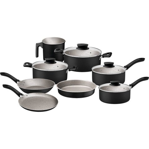 Jogo de Panelas Linz 8 Peças, Revestimento Starflon Max 27899/270 Tramontina